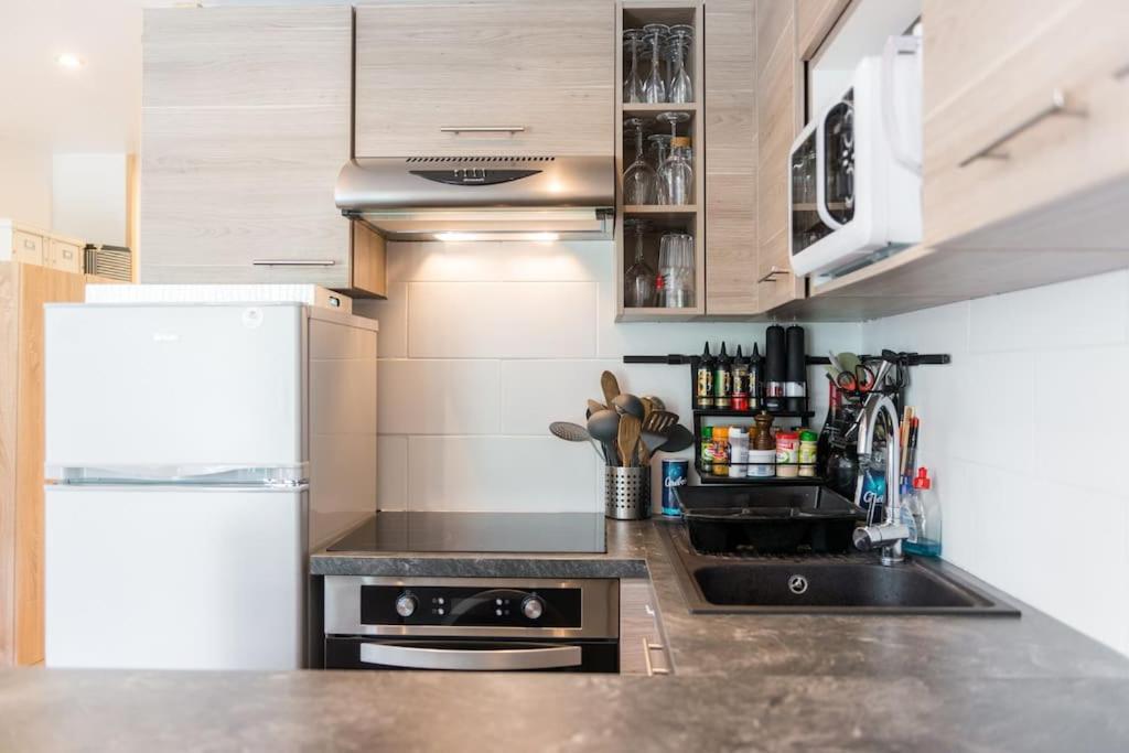 شقة Pied-A-Terre Cosy Face Aux Pistes De La Princesse Demi-Quartier المظهر الخارجي الصورة