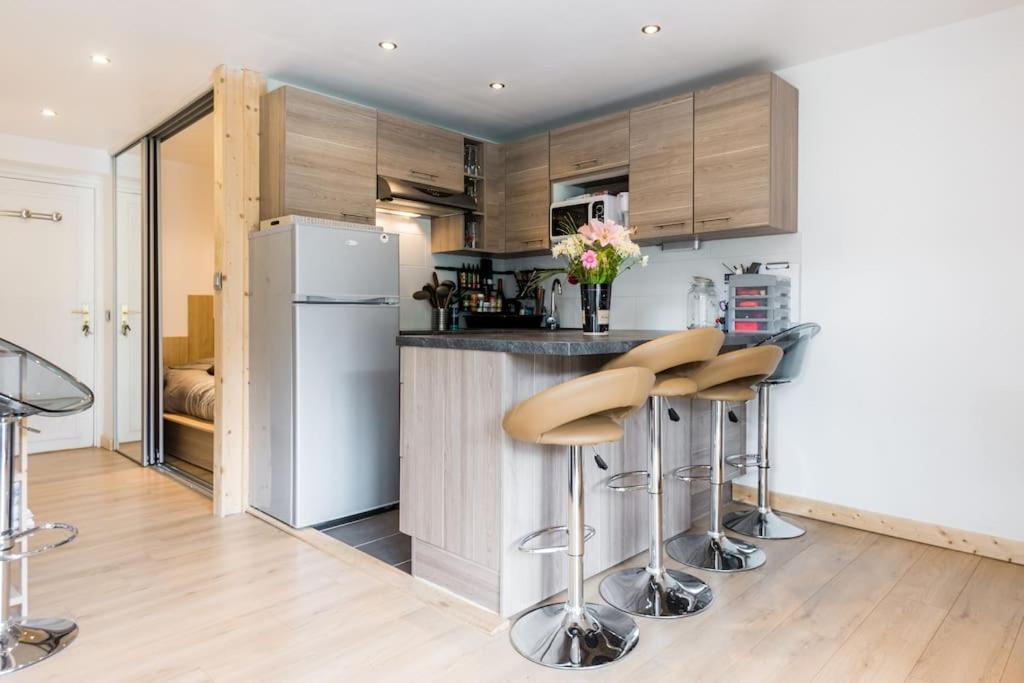 شقة Pied-A-Terre Cosy Face Aux Pistes De La Princesse Demi-Quartier المظهر الخارجي الصورة