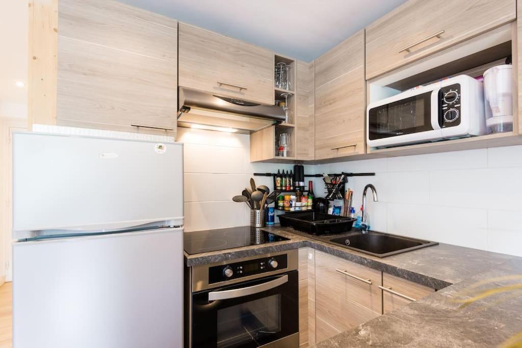 شقة Pied-A-Terre Cosy Face Aux Pistes De La Princesse Demi-Quartier المظهر الخارجي الصورة